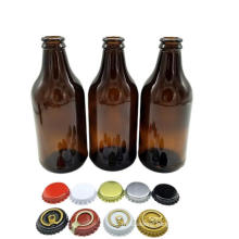 Popular Style Food Grade Beer Glass Bottle with Various Styles of Lids